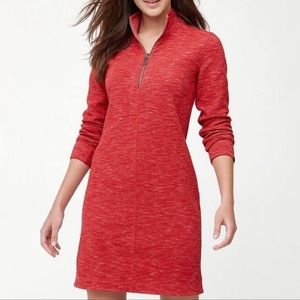 Tommy Bahama reversible marled red long sleeve dress NWT medium 8 / 10
